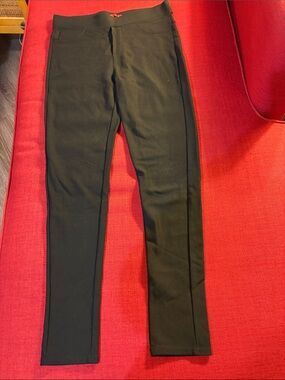 Black Ponte Dress Pull-On Leggings
